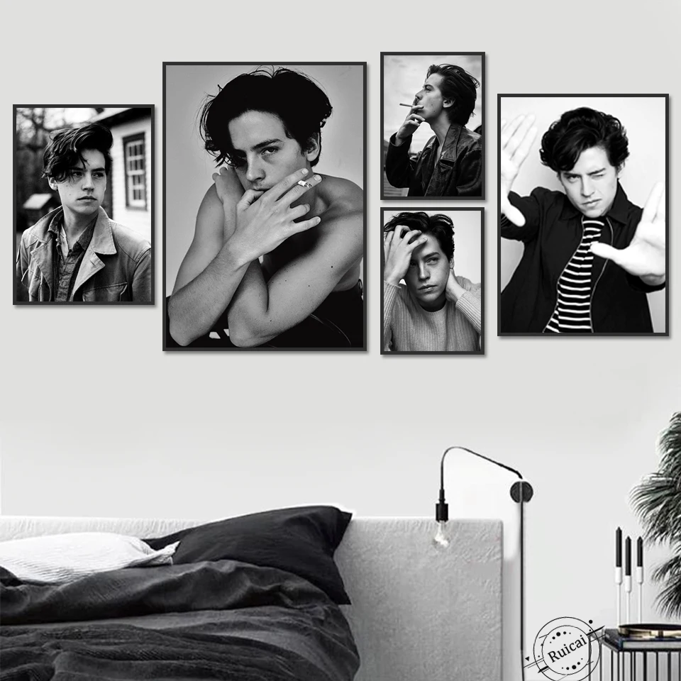 Cole Sprouse плакаты Печать Горячая Новая ТВ серия фильм звезда актер Искусство Холст