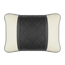 Поясничная подушка из искусственной кожи для сна, облегчающая боль в спине, автомобильные аксессуары, поясничная Подушка для спальни, Современная эргономичная однотонная Подушка на молнии