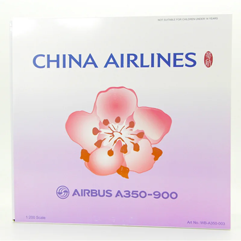 1:200 масштаб Airbus A350-900 China Airlines император B-18901 литье под давлением сплав самолет металлический самолет игрушки Дисплей Показать
