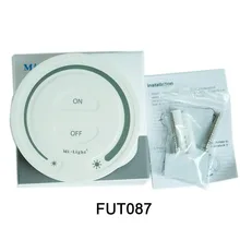FUT087 2.4G wireless led Touch Dimming Remote Controller Adjust Brightness Dimmer For MiBOXER led lamp light products