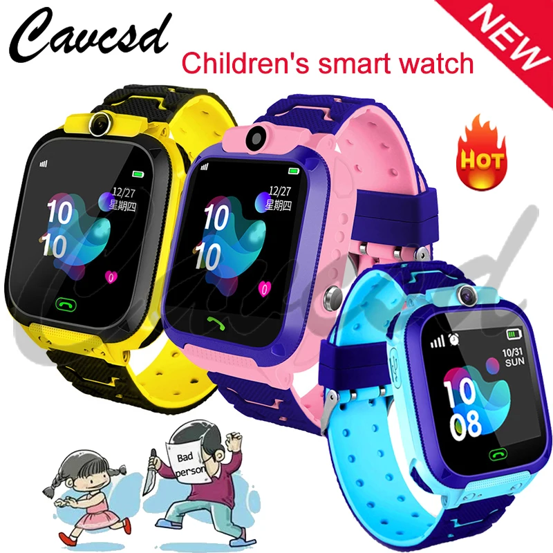 

Q12B Kids Smart Watch English Version Waterproof Antilost Children Touch Intelligent Watch LBS Position Talking Watch Boys Girls