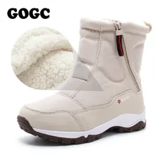 Gogc botas femininas botas de inverno sapatos femininos botas de neve botas de inverno para mulher botas de inverno botas de tornozelo g9906(China)