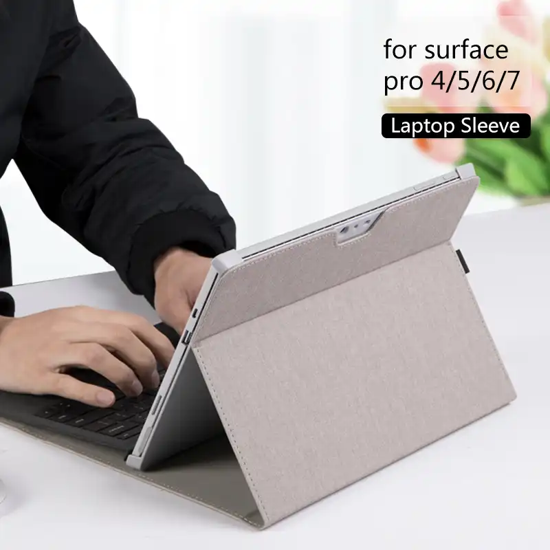 12 3 Protective Sleeve For Microsoft Surface Pro 6 Case With Pen Holder Pouch Bag Cover For Surface Pro 5 4 Pro 7 Tablet Case Laptop Bags Cases Aliexpress