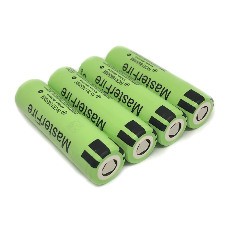 

MasterFire 4PCS/LOT New Genuine 18650 NCR18650BE 3200mah 3.7v Rechargeable Battery Lithium Batteries For panasonic for e-cigs
