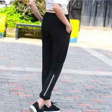 Новые женские спортивные брюки Светоотражающие Йога компрессионные беговые колготки женские сетчатые облегающие брюки для фитнеса XD88