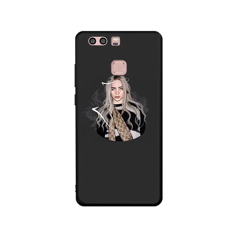 B4 EWAU Модный логотип billie eilish Мягкий силиконовый чехол для телефона для huawei P8 P9 P10 P20 P30 Lite Pro Mini P Smart Z plus - Color: B4