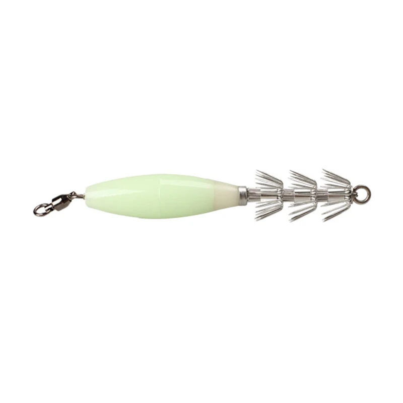 120mm*0.8mm Noctilucent Squid Cuttlefish Sleeve Lure Hook Bait Fishhook ENA88 | Спорт и развлечения