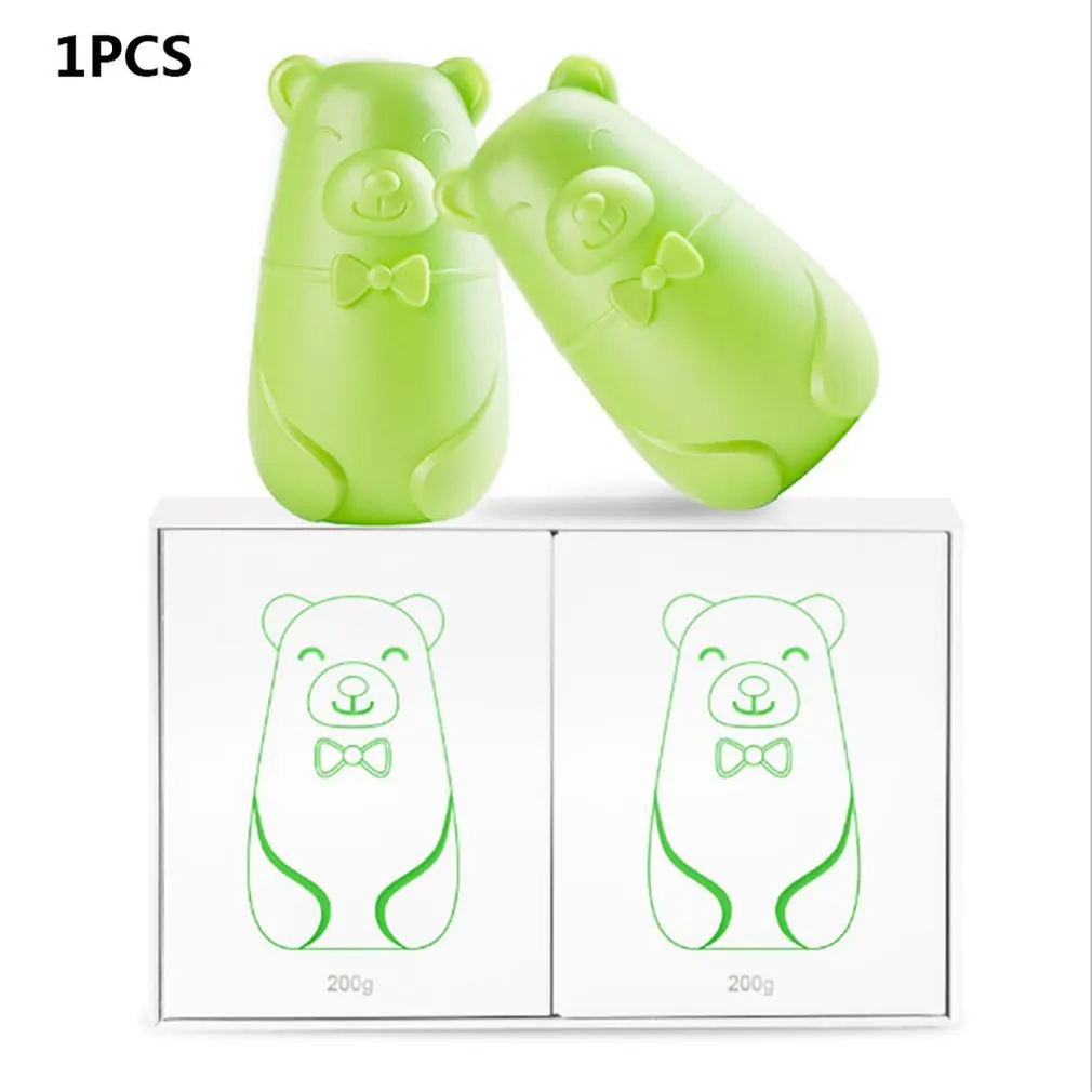 

New Prevention Plant Extract Yellow Scale Fresh Active Factor Non-toxic Bear Blue Bubble Toilet Deodorant Toilet Liquid