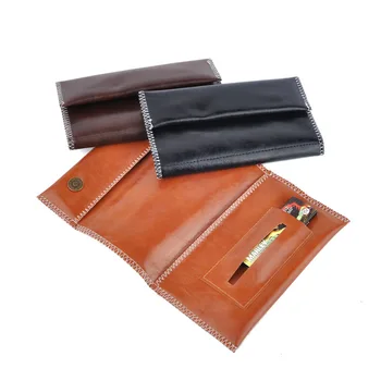 

PU Leather Smoking Tobacco Pouch Cigarette Rolling Pipe Packing Bag Case Paper Holder Wallet