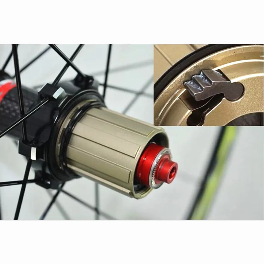 Road Bike 700C Bicycle Carbon Fiber Hub V/C Brake Wheels Straight Pull 30MM Rim Aluminum Alloy Wheelset