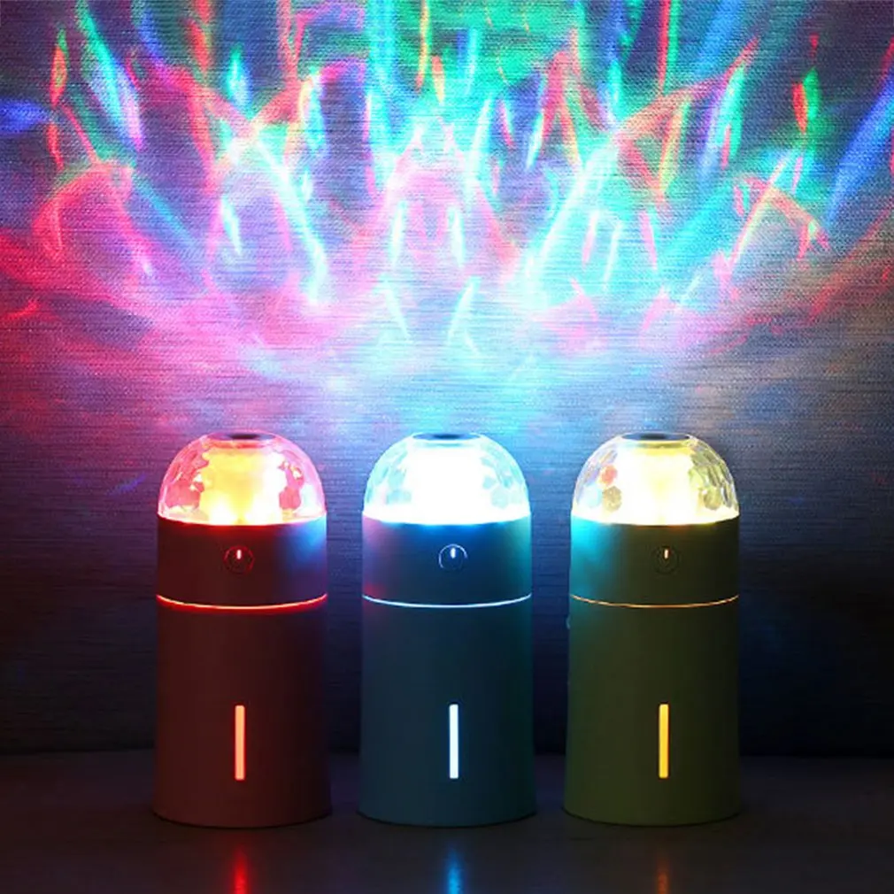 Green Romantic Atmosphere Projection Lamp Led Atmosphere Colorful Projection Lamp Home Mini Usb Small Humidifier