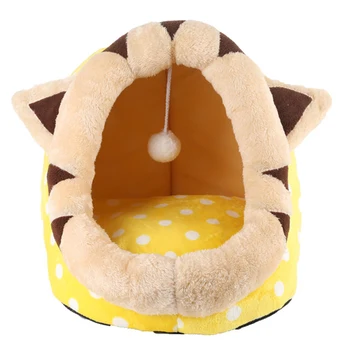 

Soft Kennel Travel Winter House Pet Bed Puppy Sleeping Warm Nest Thickened Comfortable Washable Dog Cat Anti Slip