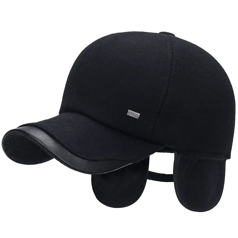 [NORTHWOOD] Бейсболка для мужчин Зимняя теплая спортивная шапка Gorra Hombre Dad Hat Mens Бейсболка с ушанками