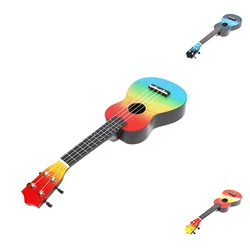 Ukulele Hand-Painted 21 Ukulele Soprano 4 Strings Uke Bass Stringed Musical Instrument Perfect For Beginners
