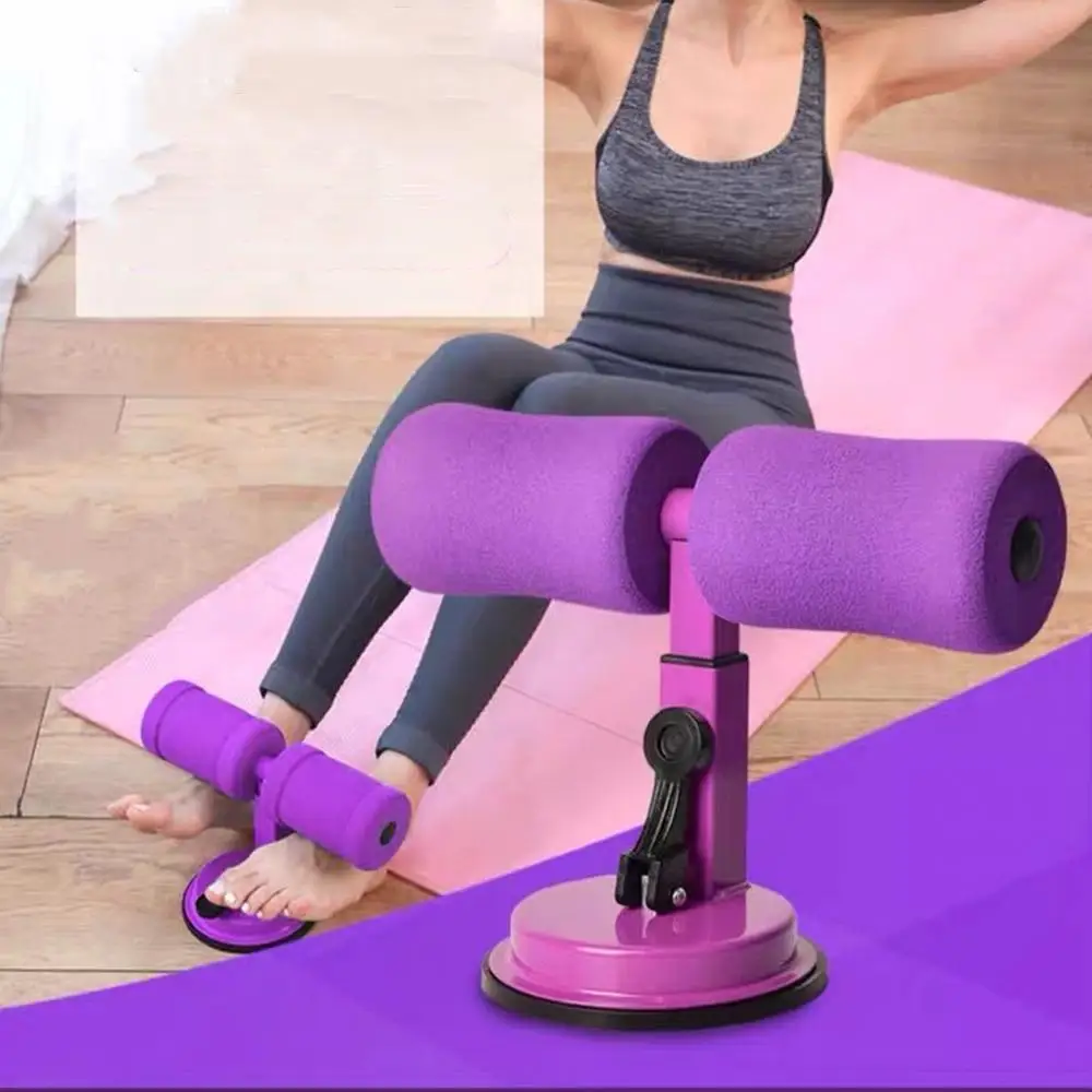 Sit Up Aids Portable Ankle Support, Fixed Foot Sit-up Rack, Roll Belly Exercise, Rubber Sucker Safe and Stable, Slim Waist Legs
