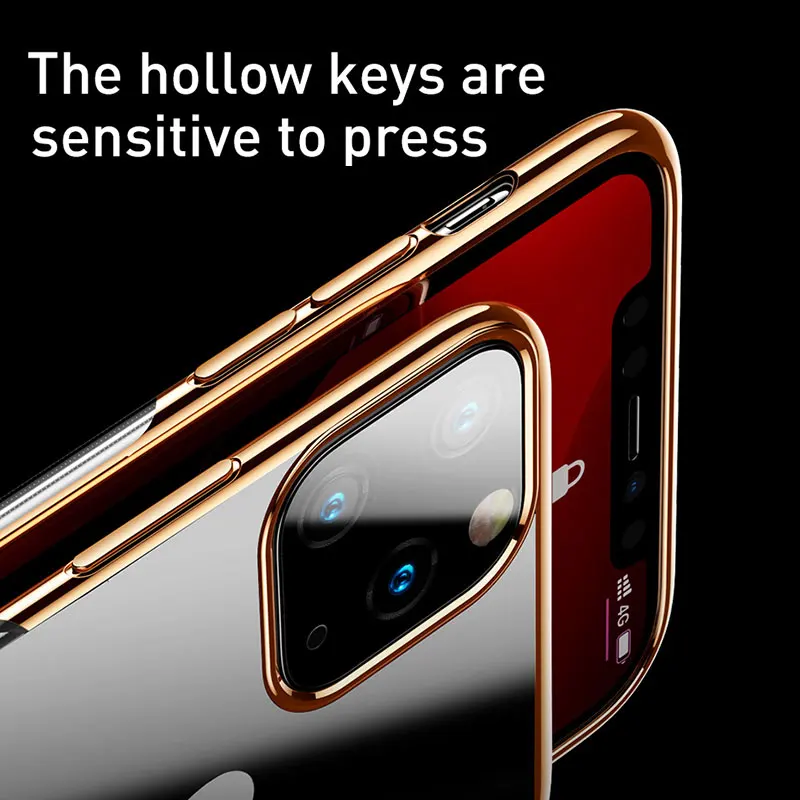 Baseus, роскошный чехол с покрытием для iPhone 11 Pro Max, чехол из жесткого поликарбоната, задняя крышка для iPhone XI XIR XS MAX, защитный чехол Couqe Fundas