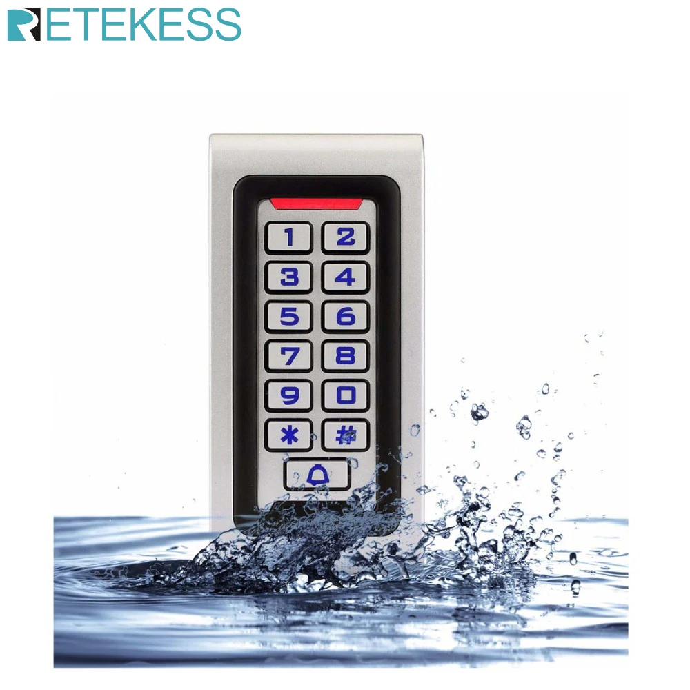 RFID Клавиатура контроля доступа водонепроницаемый IP68 металлический чехол 125 кГц ID