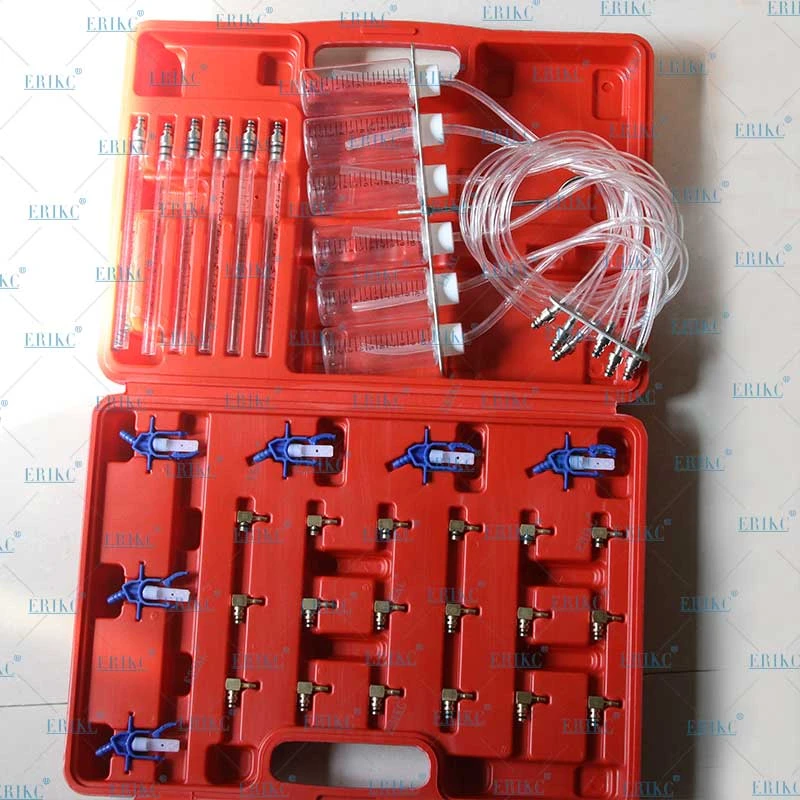 Diesel Injector Flow Meter Test Kit, Cr Adaptor Fuel Tester Set