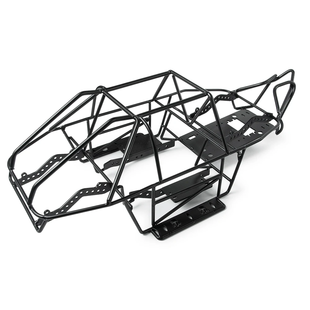 YEAHRUN 1/10 RC грузовик стальной каркас тела рулон клетки приемник коробка для осевой SCX10 II 90046
