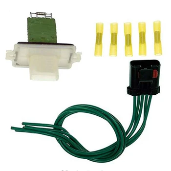 

5061575AA Heater Blower Motor Resistor with Harness Replacement Air Conditioning Fit for 2007-2009 Chrysler Aspen /2001-2004 Dod