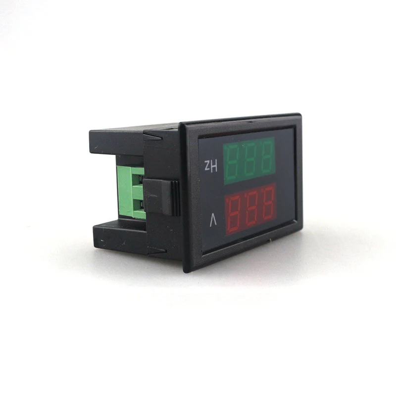AC 80-300,0 в 45-65 Гц двойной дисплей Напряжение частотомер Счетчик Вольтметр Герц/Гц метр с красный светодиод