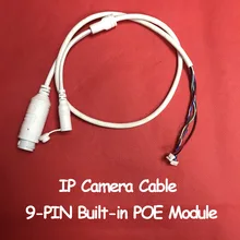 Modulo POE incorporato a 9 PIN cavo da 48V a 12V per modulo scheda telecamera IP CCTV (RJ45 + DC) 1x LED di stato