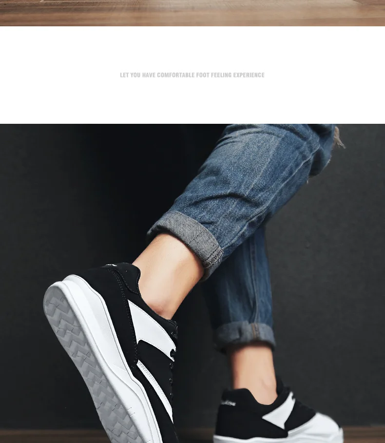 Explosion comfortable Large size spring and autumn new trend men's fashion shoes casual students personality wild men's shoes