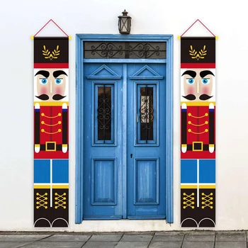 

Nutcracker Soldier Bunting Banner Christmas Home Decor Christmas Door Decoration 2020 Christmas Ornament Happy New Year