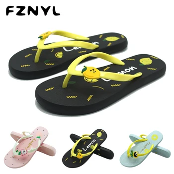 

FZNYL Women Flip Flops Lovely Ladies Summer Fruit Design Slippers Cute Outdoor Beach Sandals for Women Fashion Casual Shoes