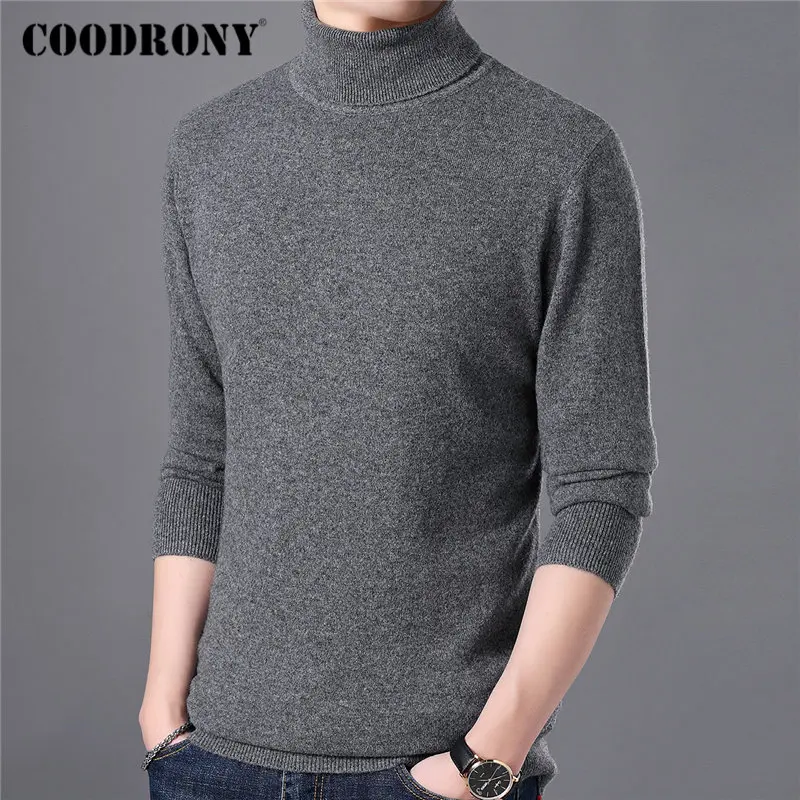 COODRONY Brand Sweater Men Casual Turtleneck Pull Homme Australian Wool Pullover Men Winter Thick Warm Cashmere Sweaters 93053 COODRONY Brand Sweater Men Casual Turtleneck Pull Homme Australian Wool Pullover Men Winter Thick Warm Cashmere Sweaters 93053