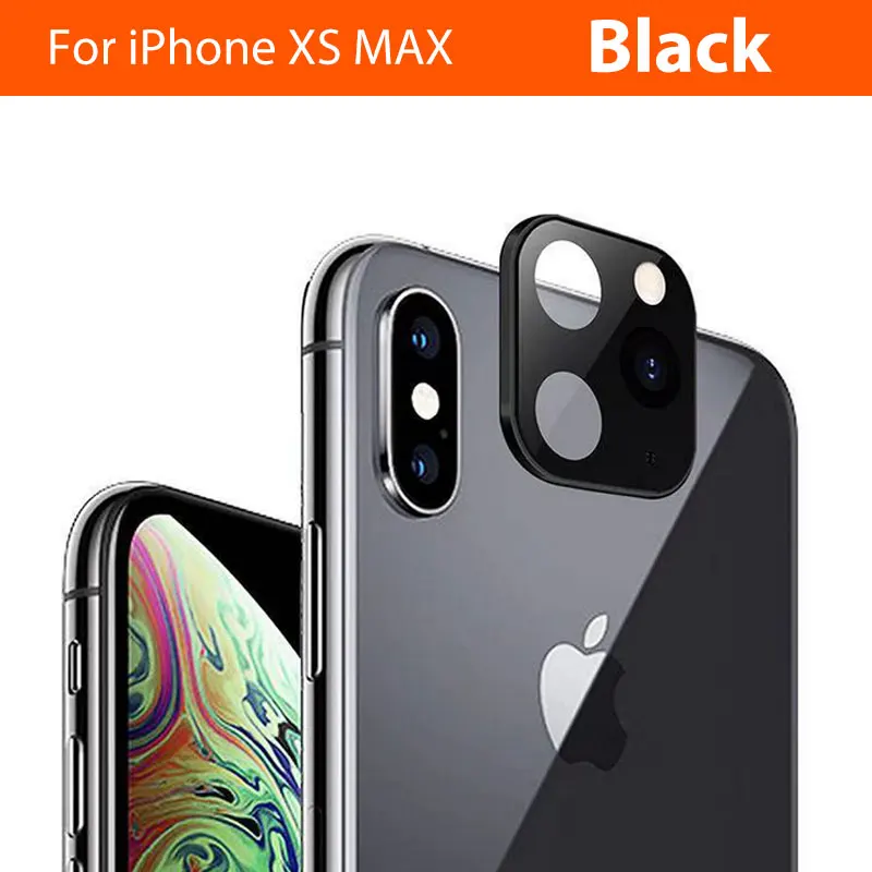 Lens Film For XS MAX Подходит для iPhone Apple X, изменение секунд, 11 наклейка на рассеиватель, XSMAX, модифицированный, 11 PROMAX, взрывозащищенный, модифицированный объектив, 11 PROMAX, камера - Цвет: Lens Film For XS MAX