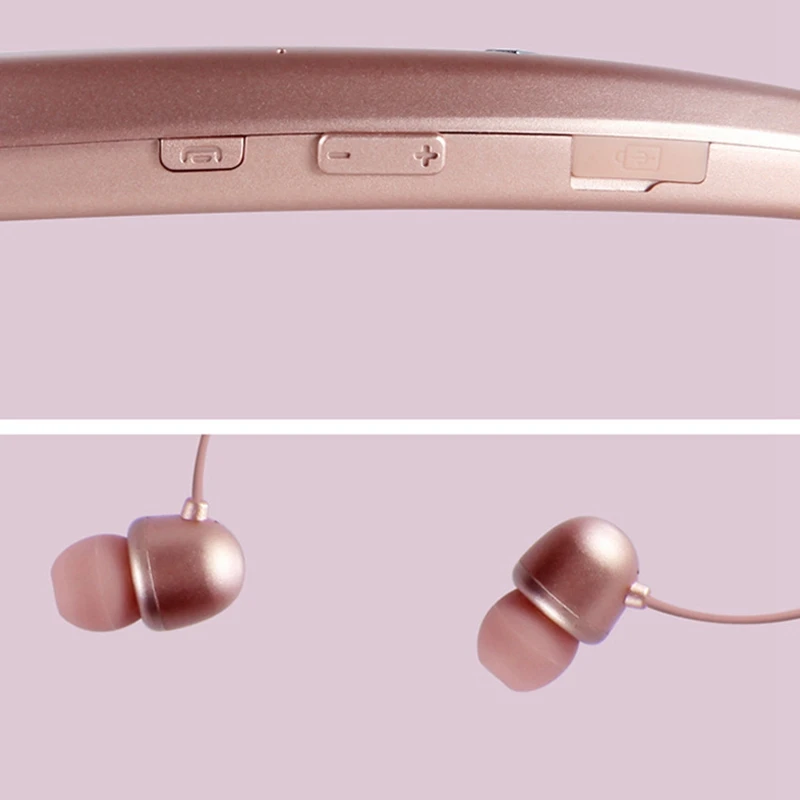 Bluetooth-гарнитура с подвижным креплением на шее, выдвижная линия 4,1, бинауральная Беговая