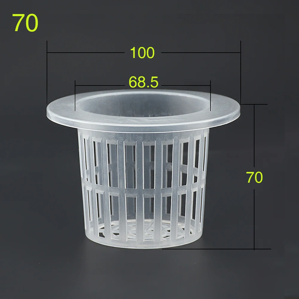 10Pcs Hydroponic colonization Mesh Pot Net Cup Basket Hydroponic Aeroponic Planting Grow Clone Nursery Plant Soilless 