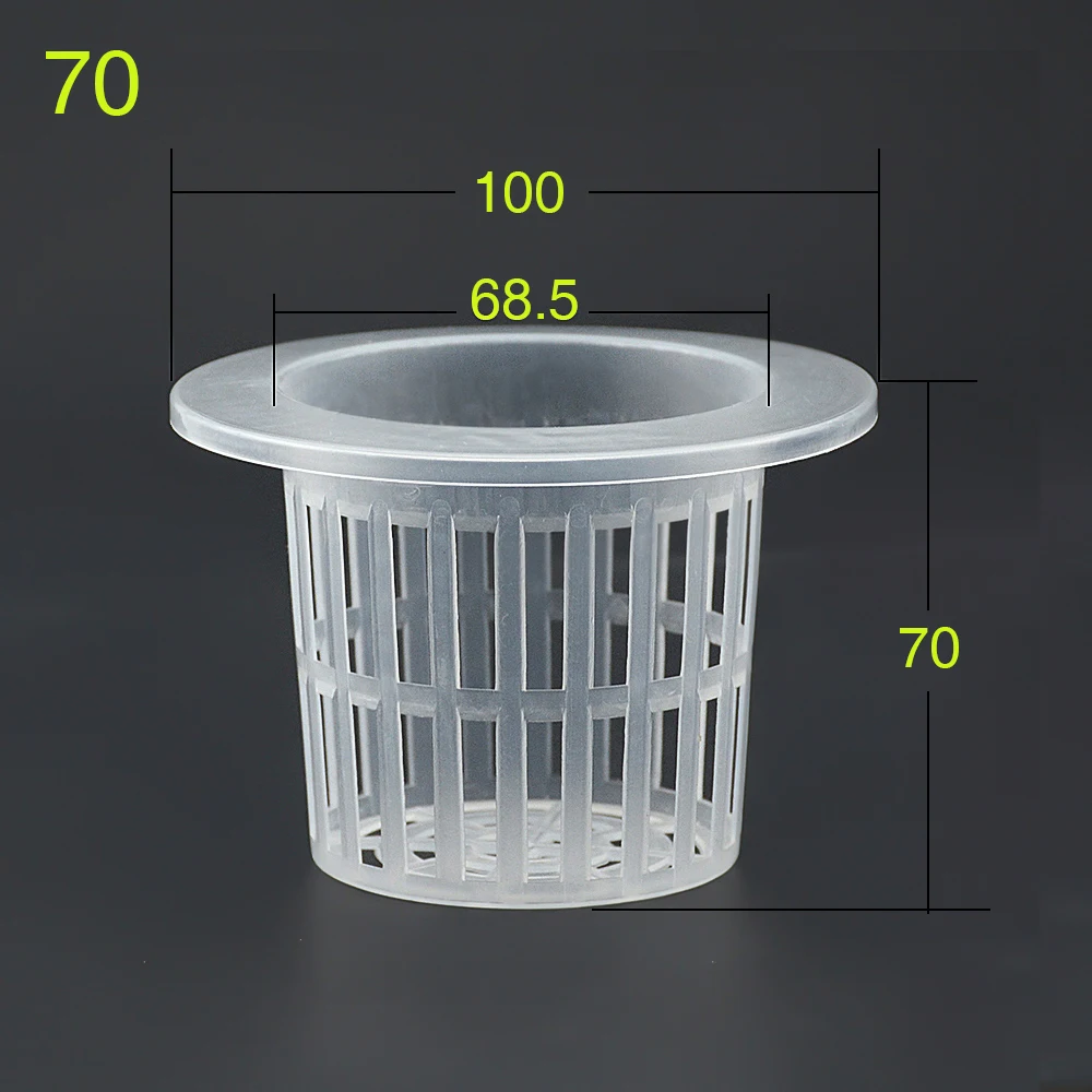 買取案内 PATIKIL 360mm ガーデンメッシュカップ ラウンド スロット付き プラスチック ネット ポット バスケット 家庭用 野  鉢、プランター