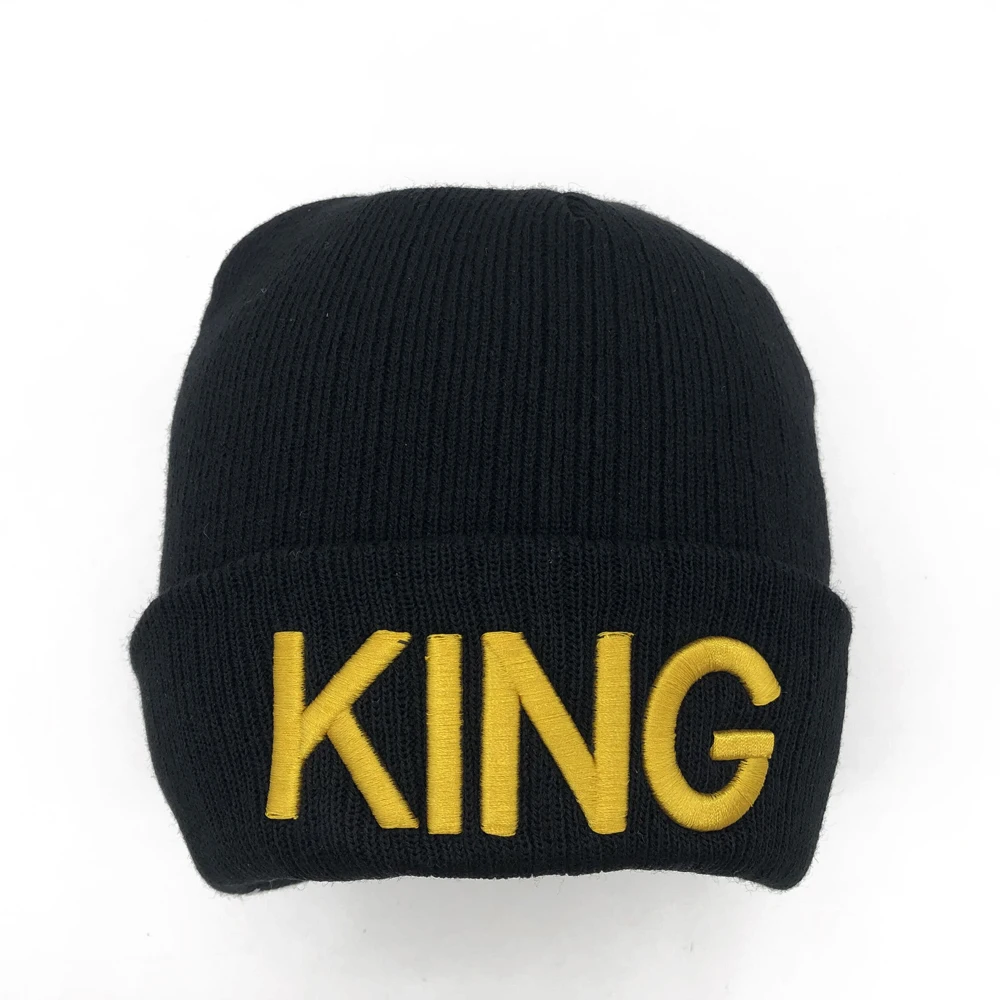 Зимние шапки KING QUEEN для женщин Новые облегающие вязаная однотонная Милая шапка
