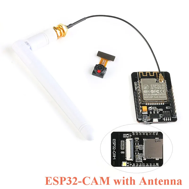 Умная плата для камеры с поддержкой Wi Fi Bluetooth ESP32 5 В OV2640 2 МП антенной