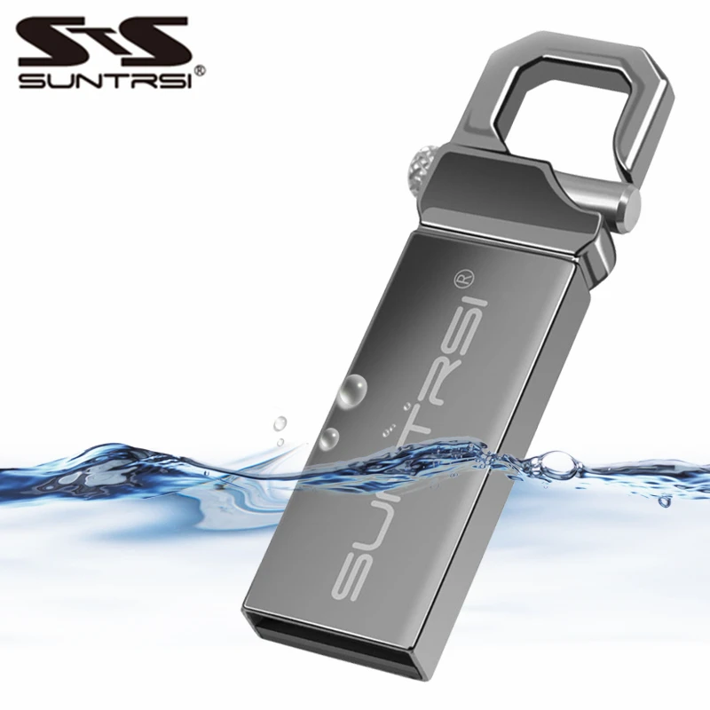 Suntrsi-unidad Flash USB, pendrive de 64 gb, 32gb, 16 gb, 8 gb, 128 gb, resistente al agua, lápiz de memoria de regalo, 2,0