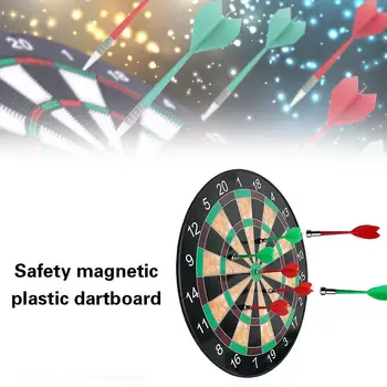 

1 Set Magnetic dart board 6pcs darts For Adult Kids Game Room Party Decoration M6D6