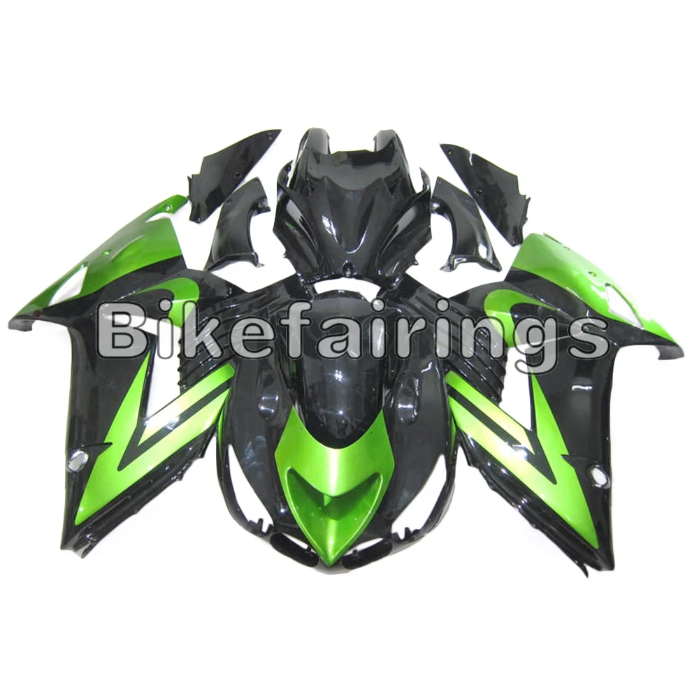Кузов мотоцикла для Kawasaki Ninja ZX14R 2006 2007 2008 2009 2010 2011 обтекатели ABS пластик впрыска ZZ-R1400 черный зеленый