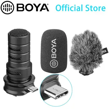 

BOYA BY-DM100 Shotgun Microphone for Android Digital Condenser Stereo Microphone Superb sound USB Type-C Devices Recording