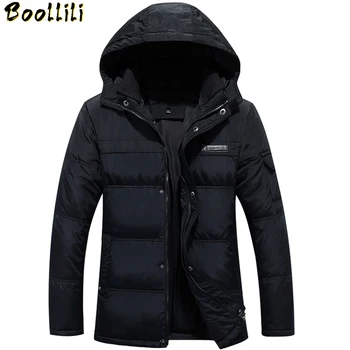 

Winter Jacket Men Parka 2020 White Duck Down Jacket Men Thick Hood Casual Coat Warm Windprood Outwear Jackets Plus Size