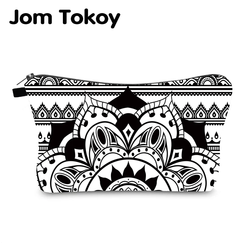 Jomtokoy женская косметичка с принтом мандалы сумка Женский кошелек на молнии