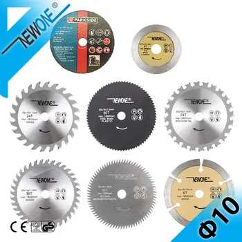 

NEWONE 10mm Nitride Coating HSS Circular Saw Blade Wood/Metal Cutter 60T/80T TCT Wood Cutting Disc Saw Blade
