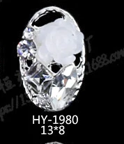 HY-1980 10pcs 10 шт./лот, древний сплав для дизайна ногтей, 3d Цветы с плоской задней частью, бриллианты, жемчужные ювелирные изделия, стразы, украшения для ногтей - Цвет: HY-1980 10pcs