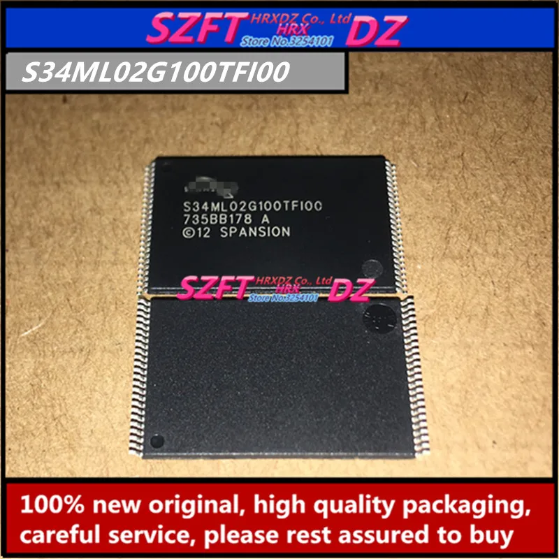 

SZFTHRXDZ 100% new original 2PCS 5PCS 10PCS S34ML02G100TFI00 S34ML02G100TF TSOP48