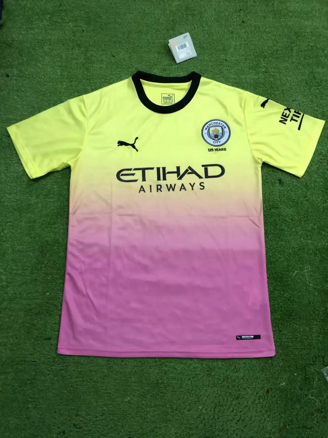 Футбольная Футболка «Манчестерский город» JESUS DE BRUYNE KUN AGUERO MAHREZ G. JESUS BERNARDO SANE SILVA 19/20 футболка для взрослых