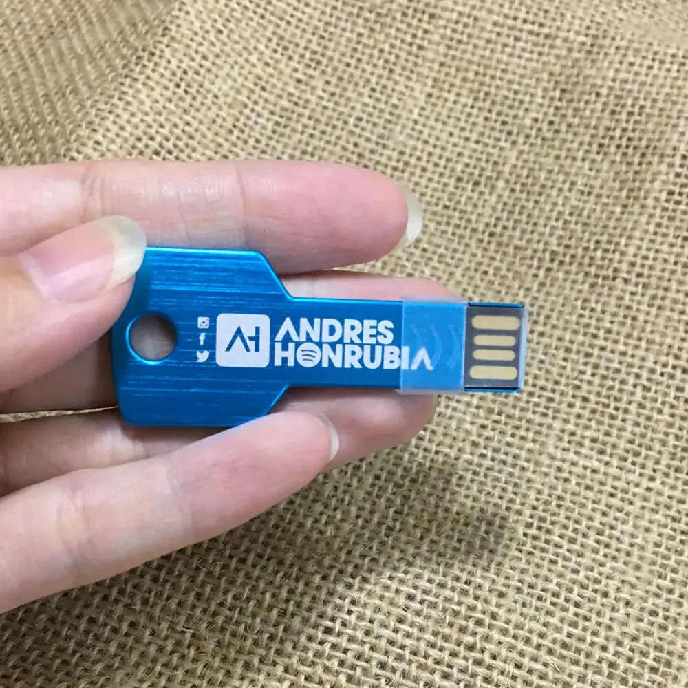 Высокоскоростная Usb флешка с логотипом Personalizado металлический флеш накопитель 4 ГБ