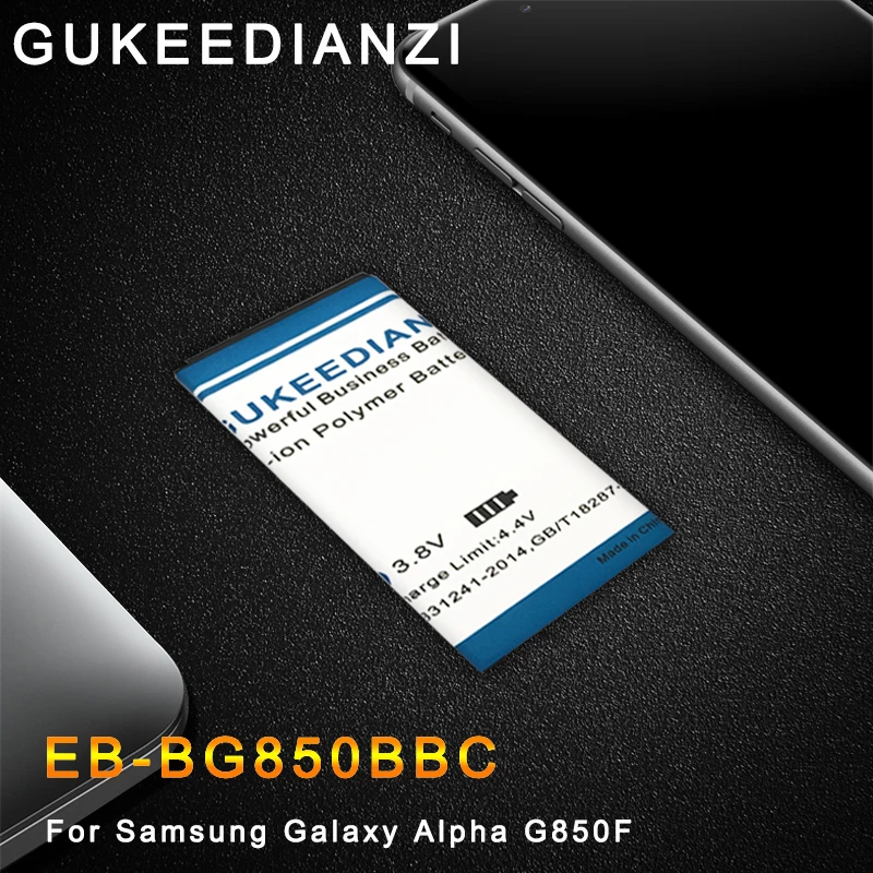 GUKEEDIANZI батарея EB-BG850BBC для samsung Galaxy Alpha G850F/8508 S/8509 V G850 G8508/850 T/850 V G850M 1860mAh батарея