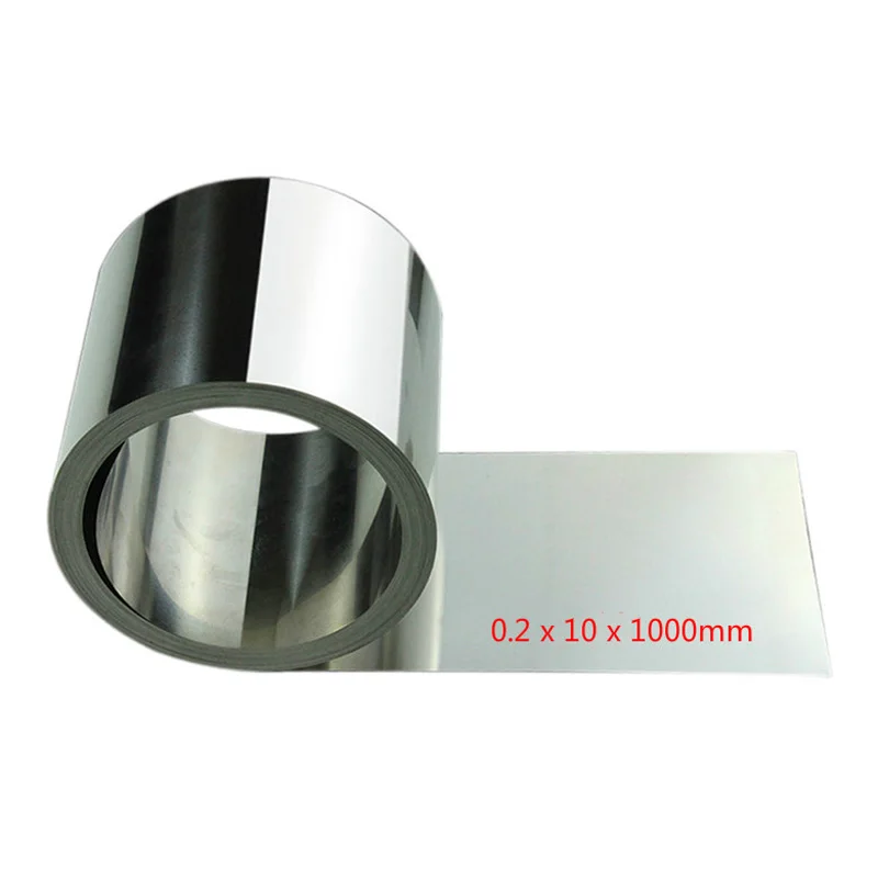 0.2mm thickness 304 stainless steel thin plate silver foil 1pcs for electronic equipment stainless steel plate