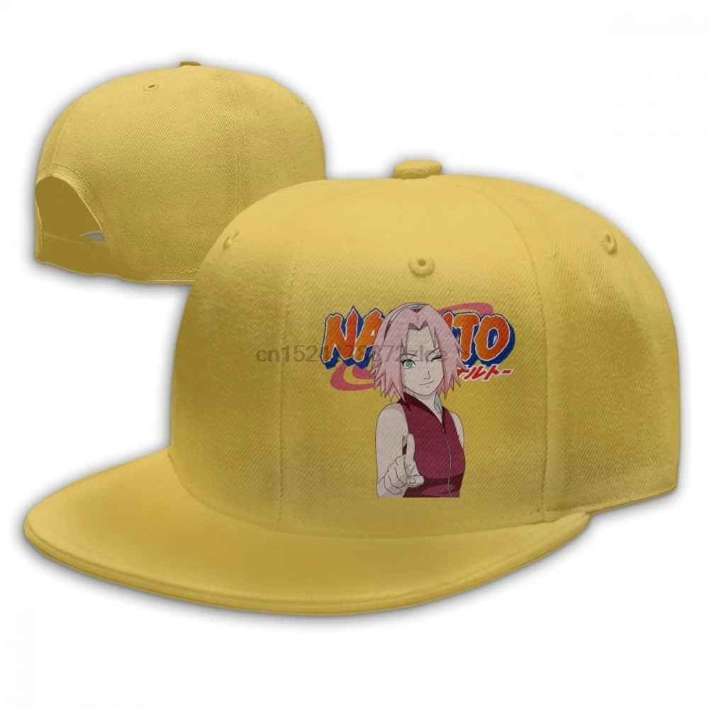 Новая модная повседневная регулируемая бейсболка s Naruto Sakura Haruno Кепка Casquette головные уборы